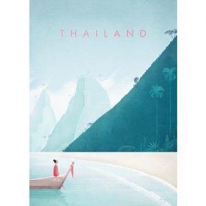 Affiche Thailand Henry Rivers disponible chez Jean Cadres à Rouen