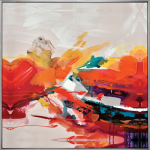 Toile encadrée – Abstrait 2 – 80x80cm