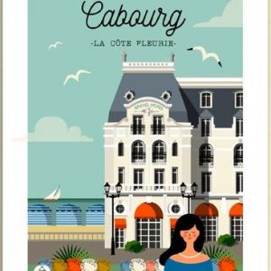 Affiche – Les Petits Yéyés – Cabourg – 30x40cm