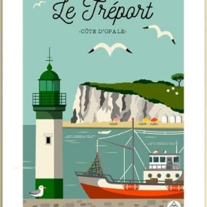 Affiche – Les Petits Yéyés – Le Tréport – 30x40cm