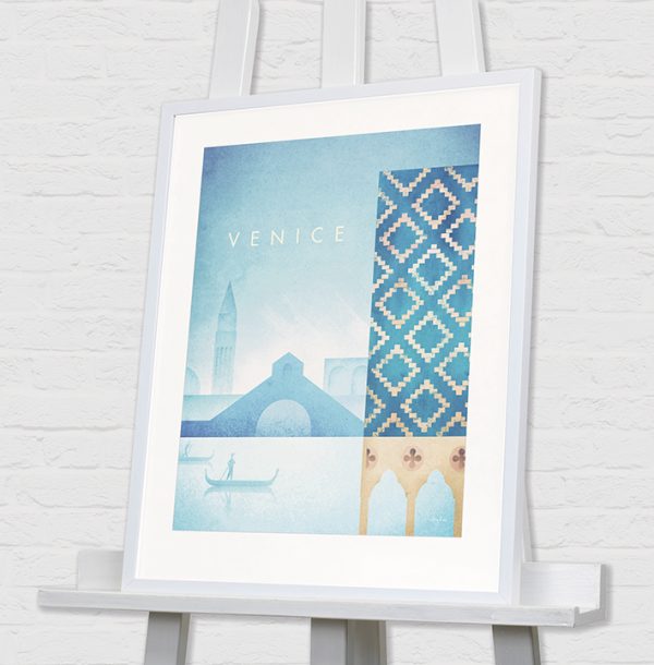 Affiche – Henry Rivers – Venise – 30x40cm