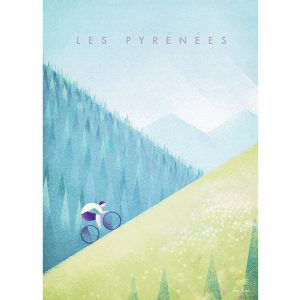 Affiche – Henry Rivers – Pyrénées – 30x40cm