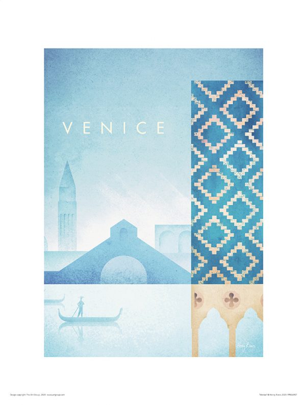 Affiche – Henry Rivers – Venise – 30x40cm