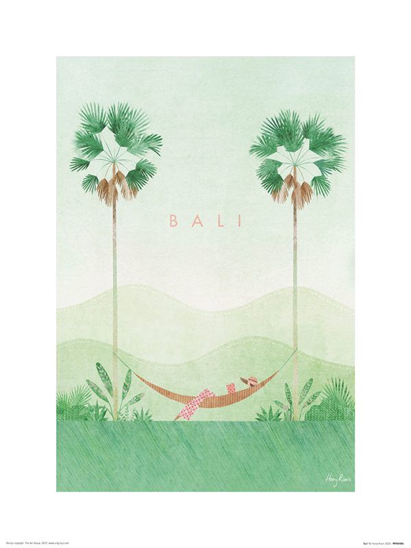 Affiche – Henry Rivers – Bali – 30x40cm