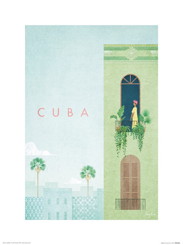 Affiche – Henry Rivers – Cuba – 30x40cm
