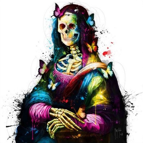 Affiche – Patrice Murciano – Da Vinci skull – 30x30cm