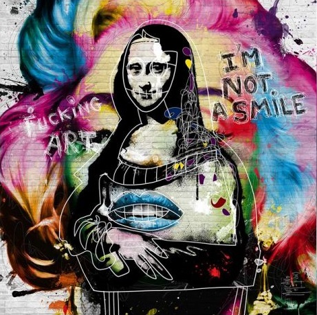 Affiche – Patrice Murciano – I’m not a smile – 30x30cm