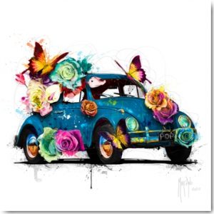 Affiche – Patrice Murciano – Popcinelle blue – 30x30cm