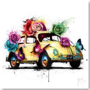 Affiche – Patrice Murciano – Popcinelle yellow – 30x30cm