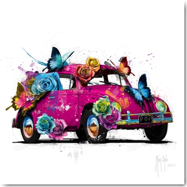 Affiche – Patrice Murciano – Popcinelle pink – 30x30cm