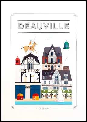 Image encadrée – Ludivine Guérin – Deauville – 50x70cm