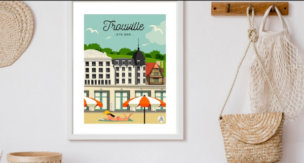 Affiche – Les Petits Yéyés – Trouville – 30x40cm