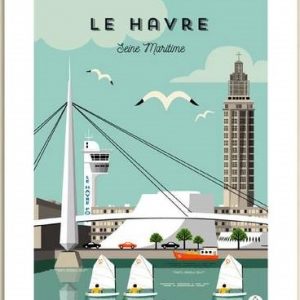 Affiche – Les Petits Yéyés – Le Havre – 30x40cm