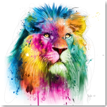 Affiche – Patrice Murciano – Lion – 30×30 ou 70x70cm