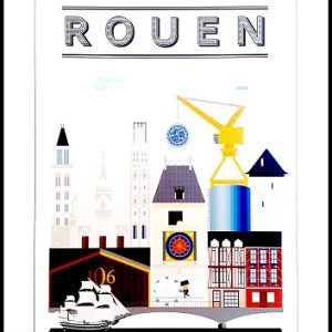 Image encadrée – Ludivine Guérin – Rouen – 50x70cm