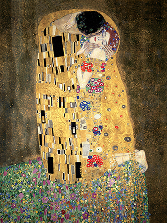 Affiche – Gustav Klimt – Le baiser – 60x80cm