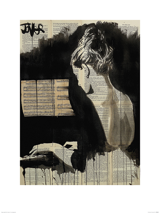 Affiche – Loui Jover – Her sonata – 60x80cm