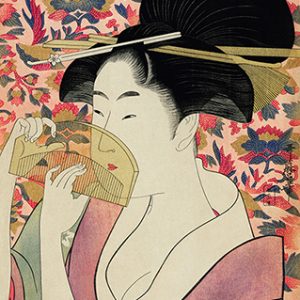 Affiche – Utamaro Kitagawa – Courtesan – 30x40cm ou 50x70cm