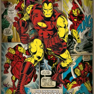 Poster Encadré: Marvel Comics - Super-Héros (91x61 cm), Cadre