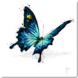 Affiche – Patrice Murciano – POPillon Blue – 30x30cm