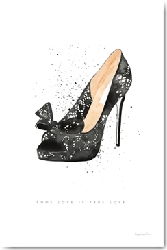 Affiche – Mercedes Lopez Charro – Stiletto Style 4 – 30x40cm