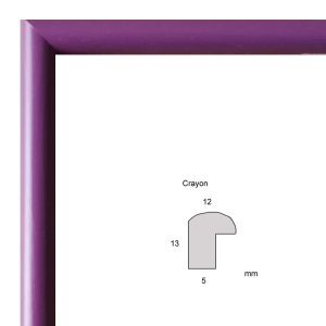 Cadre – Crayon 49 – cadre bois violet