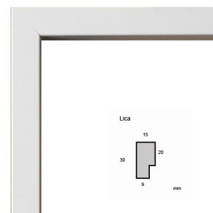 Cadre – Lica 30 – Cadre bois blanc