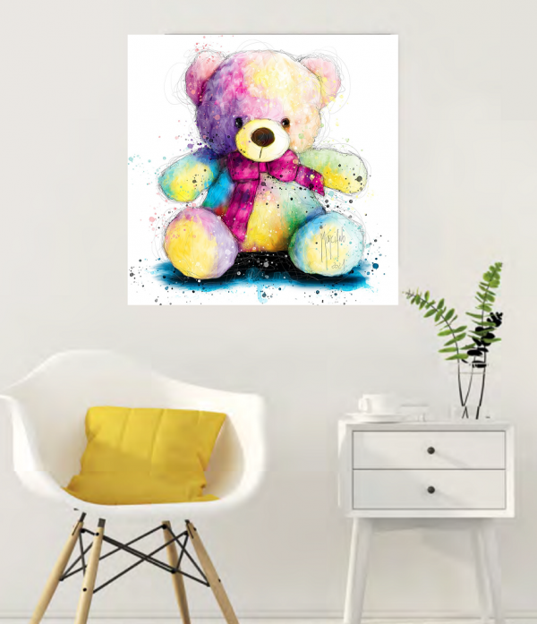 Affiche – Patrice Murciano – Teddy pop – 30x30cm ou 70x70cm