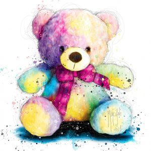 Affiche – Patrice Murciano – Teddy pop – 30x30cm ou 70x70cm