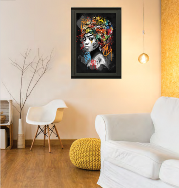 Image encadrée – Romaric – Portrait Inaya – 40x60cm