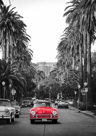 Affiche – Gasoline images – Boulevard in Hollywood – 30×40 ou 50x70cm