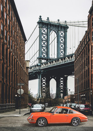Affiche – Gasoline images – By the Manhattan Bridge – 30x40cm ou 50x70cm