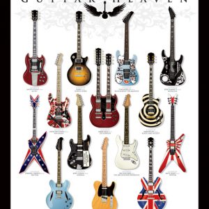 Poster – Guitare Heaven – 40x50cm