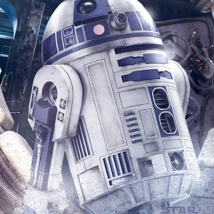 Poster – Star wars – R2D2 Droid – 40x50cm