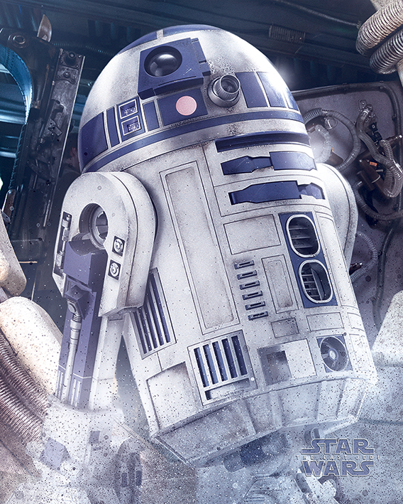 Poster – Star wars – R2D2 Droid – 40x50cm