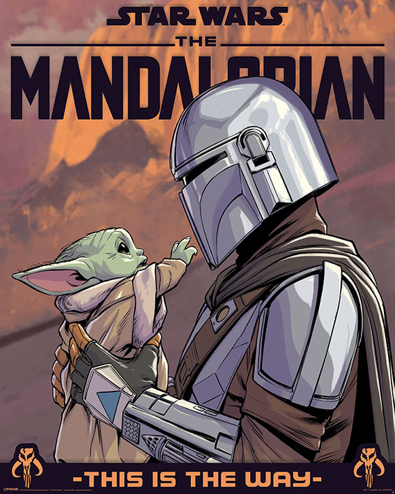 Poster – Star Wars – Mandalorian – 40x50cm