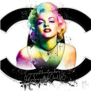 Affiche – Patrice Murciano – N°5 by Marilyn – 30x30cm