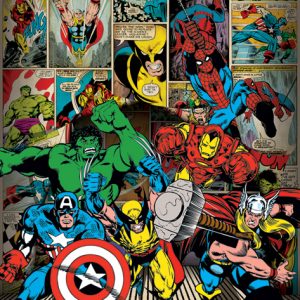 Poster – Marvel – Here come the heroes – 61×91.5cm