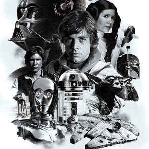 Poster – Star wars – 40th Anniversary – 61×91.5cm