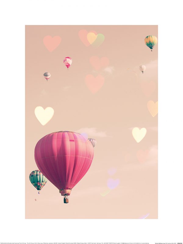 Affiche – Caroline Mint – Hot-air balloon – 30x40cm