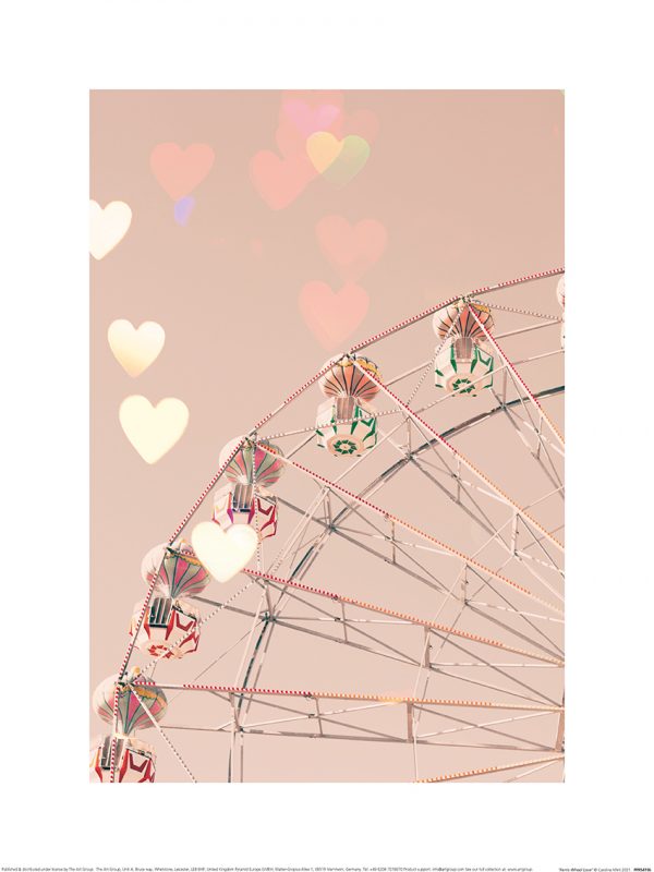 Affiche – Caroline Mint – Ferris wheel love – 30x40cm