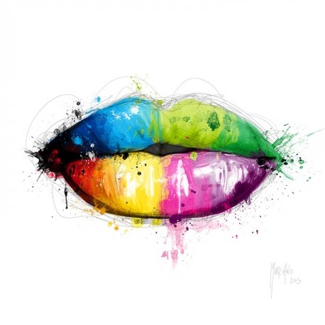 Affiche – Patrice Murciano – Candy mouth – 30x30cm