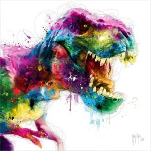 Affiche – Patrice Murciano – Jurassic pop – 30x30cm