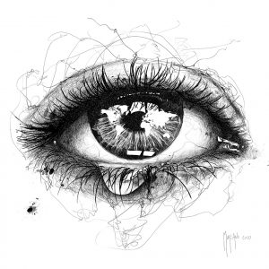 Affiche – Patrice Murciano – Les larmes de Gaia – 30x30cm