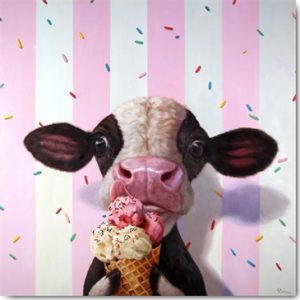 Affiche – Lucia Heffernan – Mooo licious – 30x30cm