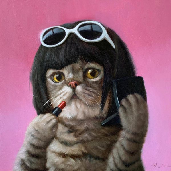 Affiche – Lucia Heffernan – Bob cat – 30x30cm