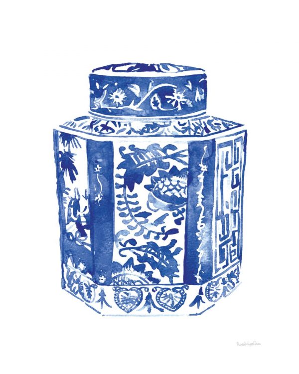 Affiche – Mercedes Lopez Charro – Chinoiserie Vase I – 30x40cm