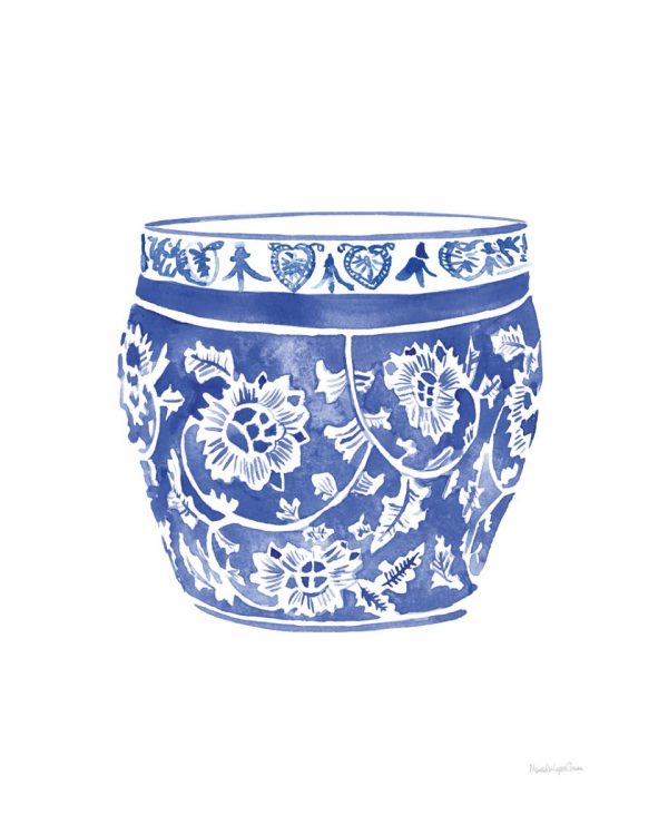 Affiche – Mercedes Lopez Charro – Chinoiserie Vase IV – 30x40cm
