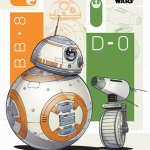 Poster – Star Wars – The Rise of Skywalker (BB-8 and D-0) – 40x50cm