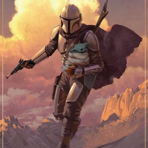 Poster – Star Wars – The Mandalorian (on the run) – 61×91.5cm